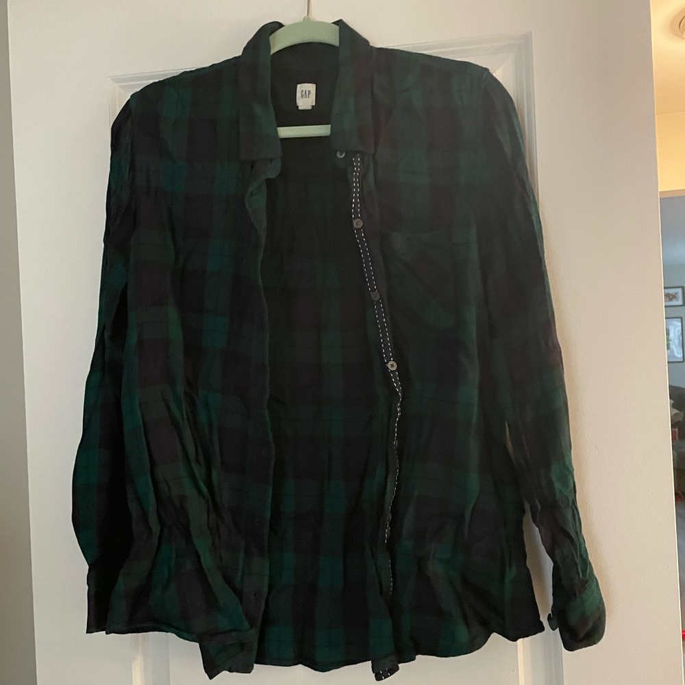Gap Plaid Button Down